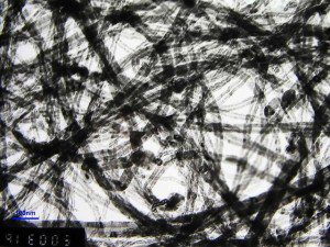 tem image multi walled carbon nanotubes 30-50nm